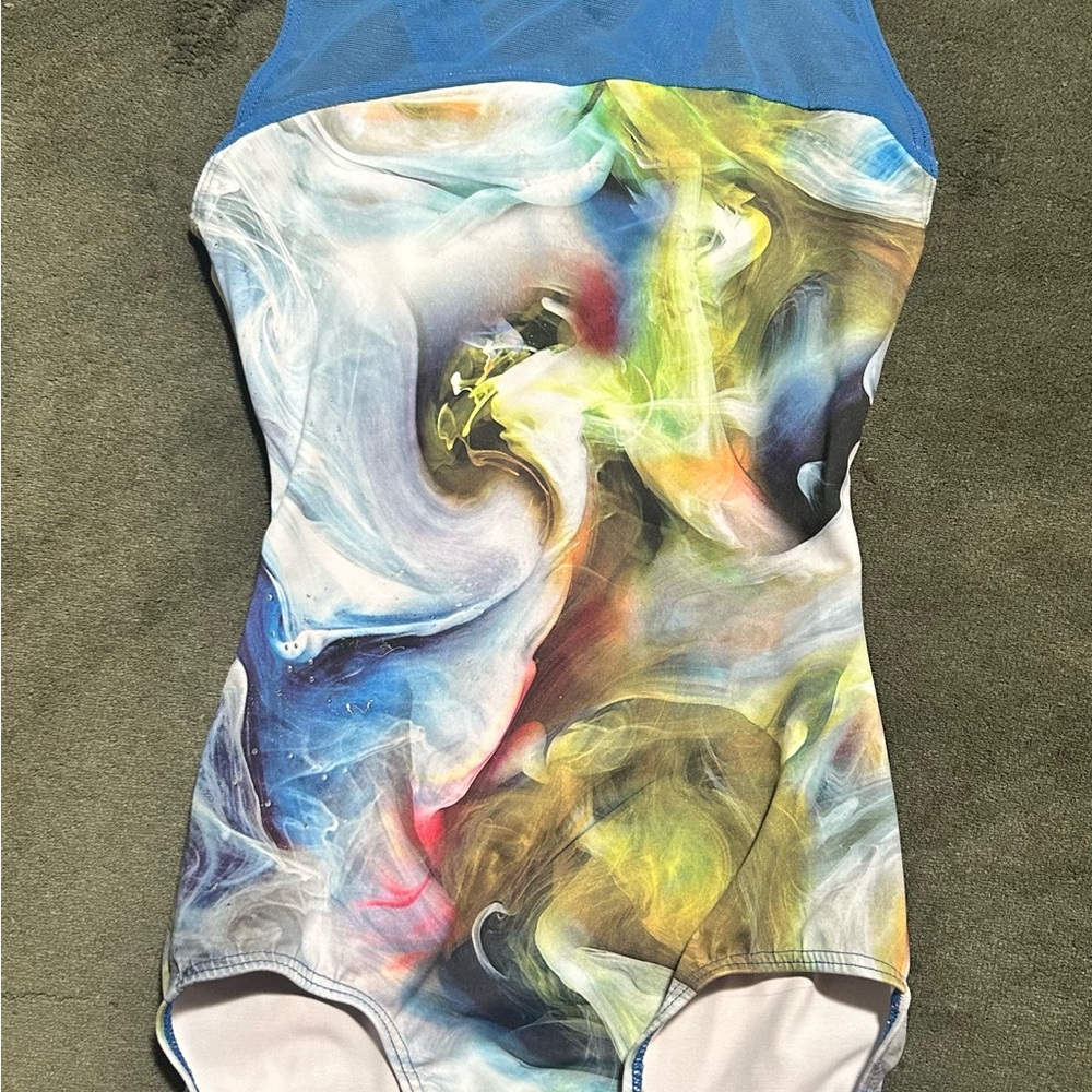 Eleve Dancewear Watercolor Swirl Leotard